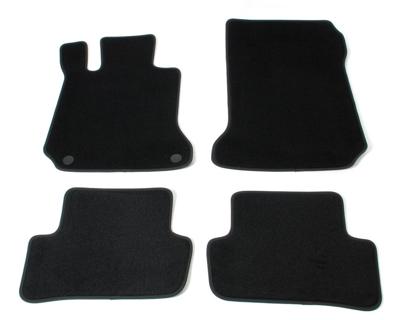 Automatten op maat - zwart velours - Mercedes C-klasse W204 2007-2014