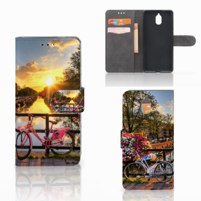 Nokia 3.1 (2018) | Flip Cover | Amsterdamse Grachten Nokia 3.1 (2018) | Flip Cover | Amsterdamse Grachten