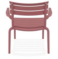 ALTEREGO AROMA Tuinstoel met armleuningen - Rood - thumbnail