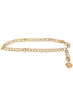 Chanel Pre-Owned CC logos medallion charm chain belt - GOLD - thumbnail