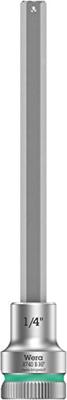 Wera 8740 B HF Binnenzeskant Zyklop Bitdop met 3/8"-aandrijving met vasthoudfunctie, 1/4" x 107 mm - 1 stuk(s) - 05003090001