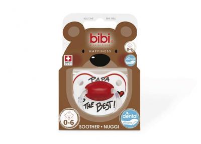 Bibi Fopspeen Happiness Papa 0-6 Maanden (1st)