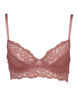 Demi Unpadded bh - Roze Demi Unpadded bh - Roze