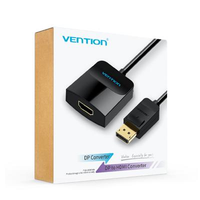 Adapter DisplayPort naar HDMI Vention HBGBB 15 cm Zwart Grijs - thumbnail