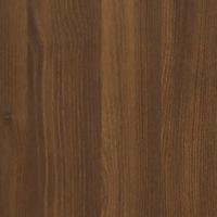 Schoenenkast 100x35x45 cm bewerkt hout bruineikenkleurig - thumbnail