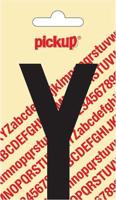 Plakletter Nobel Sticker zwarte letter Y Pickup - Pickup - thumbnail