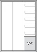 Hager ZB33APZ2 ZB33APZ2 Railverdeelsysteem Opbouw (op muur), Inbouw (in muur), Deels verzonken Inhoud: 1 stuk(s) - thumbnail