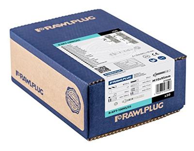 Rawl Doorsteekanker Vz R-Xpt Eta Optie-7 M10X95 | 50 stuks - R03-10095/25 Rawl Doorsteekanker Vz R-Xpt Eta Optie-7 M10X95 | 50 stuks - R03-10095/25
