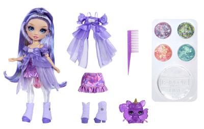 MGA Entertainment Rainbow high modepop met slijm - violet