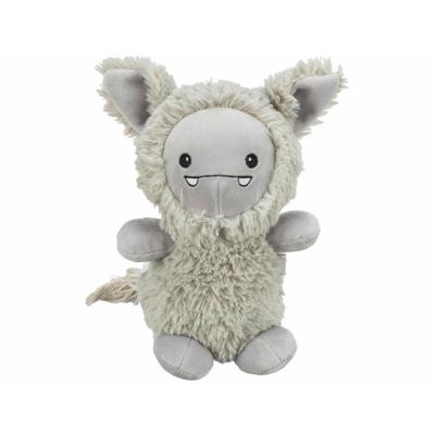 TRIXIE HONDENSPEELGOED MONSTER PLUCHE GRIJS 32 CM 2 ST