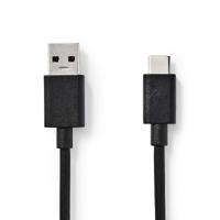 USB 3.1-Kabel | Type-C Male - A Male | 1,0 m | Zwart - thumbnail