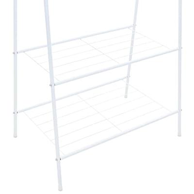 VidaXL Kledingrek 59x35x150 cm wit VidaXL Kledingrek 59x35x150 cm wit