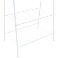 Kledingrek 59x35x150 cm wit - thumbnail