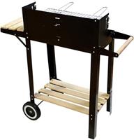 Houtskoolbarbecue - verrijdbaar - thumbnail