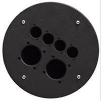 Procab CRP342 plaat voor CDM300 met 2x Schuko en 4x D-size gaten - thumbnail