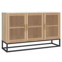 Dressoir 105x30x65 cm bewerkt hout - thumbnail