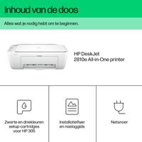 HP DeskJet 2810e All-in-One kleureninkjetprinter - 3 maanden Instant Ink inbegrepen bij HP+ - thumbnail