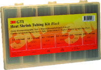 3M GTI-BOX1.6-19BK Krimpkous assortiment Zwart Krimpverhouding:2:1 104 onderdelen - thumbnail