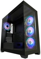 LC-Power LC-715B-ON computerbehuizing Midi Tower Zwart - thumbnail