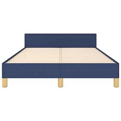 Bedframe zonder matras 120x200 cm stof blauw