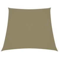 VidaXL Zonnezeil trapezium 3/5x4 m oxford stof beige - thumbnail
