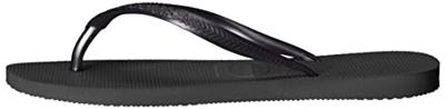 Havaianas Slim Slipper Dames Black 41/42 - thumbnail
