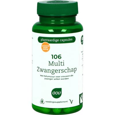 AOV 106 Multi zwangerschap 60 Vegetarische capsules AOV 106 Multi zwangerschap 60 Vegetarische capsules