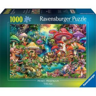 Ravensburger legpuzzel merry mushroom village, 1000st.