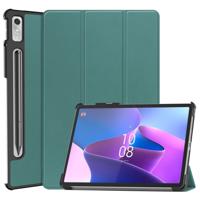 Lunso - Lenovo Tab P11 Pro Gen 2 (2e generatie) - Tri-Fold Bookcase hoes - Groen - thumbnail