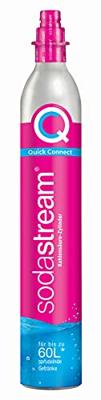SodaStream Quick Connect CO2-reservecilinder CQC + glazen fles bruiswatertoestel - thumbnail