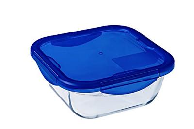 Set van 7 bewaardozen - PYREX - Cook & Go - Glas - Luchtdichte deksel