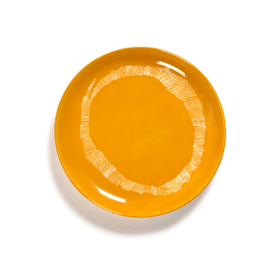 SERAX - Feast by Ottolenghi - Bord S 19cm Sunny Yellow Swirl- SERAX - Feast by Ottolenghi - Bord S 19cm Sunny Yellow Swirl-