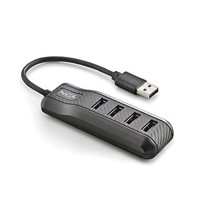 NGS PORT 2.0 - USB 2.0-Hub met 4 Poorten, Elegant en Draagbaar Ontwerp, Klein en Lichtgewicht Formaat, Overdrachtssnelheid tot 480 Mbps, Compatibel met alle Besturingssystemen, 10 x 3.2 cm