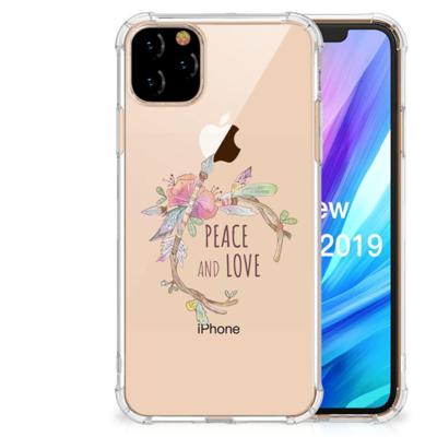 Apple iPhone 11 Pro Max Stevig | Bumper Hoesje | Boho Text Apple iPhone 11 Pro Max Stevig | Bumper Hoesje | Boho Text