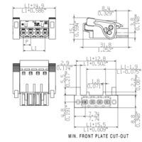 Weidmüller 1890360000 Female behuizing (kabel) BL/SL 5.08 Totaal aantal polen: 16 Rastermaat: 5.08 mm Inhoud: 18 stuk(s) - thumbnail