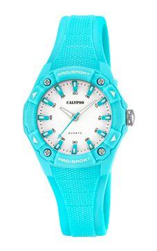 Horlogeband Calypso K5675-2 Kunststof/Plastic Turquoise 16mm