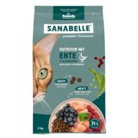 Sanabelle Outdoor met eend & bosbessen kattenvoer 8 kg - thumbnail