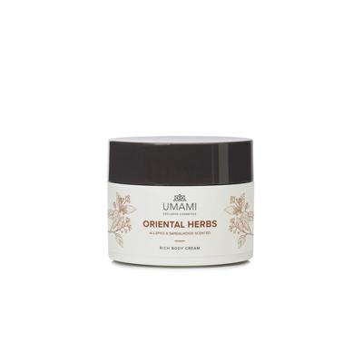 Umami Exclusive Cosmetics Oriental Herbs Rich Body Cream Allspice & Sandalwood 250ml Umami Exclusive Cosmetics Oriental Herbs Rich Body Cream Allspice & Sandalwood 250ml
