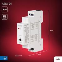 Zamel ASM-01 Trappenhuislichtautomaat DIN-rails 230 V - thumbnail