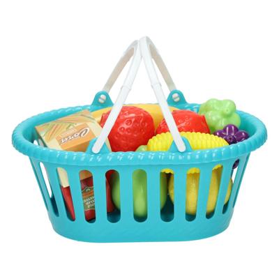 Play mandje met fruit, 13dlg.