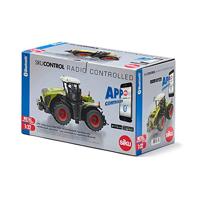 Siku Control op afstand bestuurbare Claas Xerion 5000 Trac CV tractor met Bluetooth App Control - thumbnail