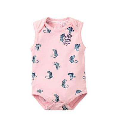 Quapi baby romper Xarlot met all over print roze