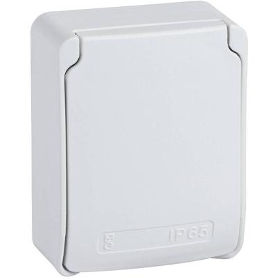 Schneider Electric 81142 Aanbouwcontactdoos IP65 Grijs (RAL 7035)