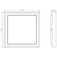 Deko Light 348070 Arneb Plafondopbouwarmatuur LED Energielabel: G (A - G) 30 W Grafietgrijs (RAL 7024) - thumbnail