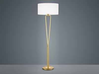 Trio Design schemerlampParis II goud met witte lampenkap - 400200108 - thumbnail