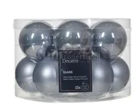 Kerstbal glas d5 cm mblw ass 12st kerst Decoris - Decoris - thumbnail