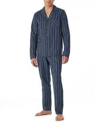 Schiesser Schiesser Pyjama Long nightblue 180275 50/M