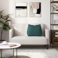 VidaXL Rugkussen donkergroen 60 x 20 x 50 cm stof - thumbnail