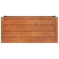 Plantenbak verhoogd 100x40x45 cm cortenstaal roestig - thumbnail