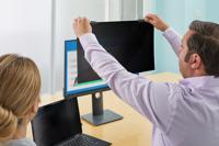 3M PF245W9EM Privacyfolie Monitor 62,2 cm (24,5) Beeldverhouding: 16:9 7100259459 Universal - thumbnail